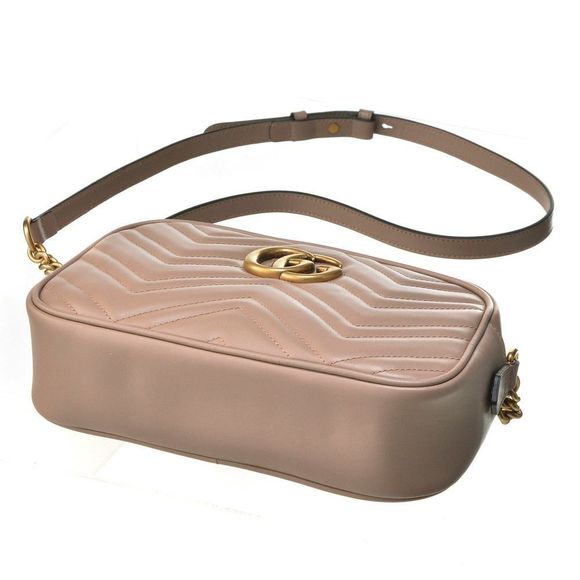 Gucci Bag Shoulder Bag GG Marmont Brown - Picture 3 of 5